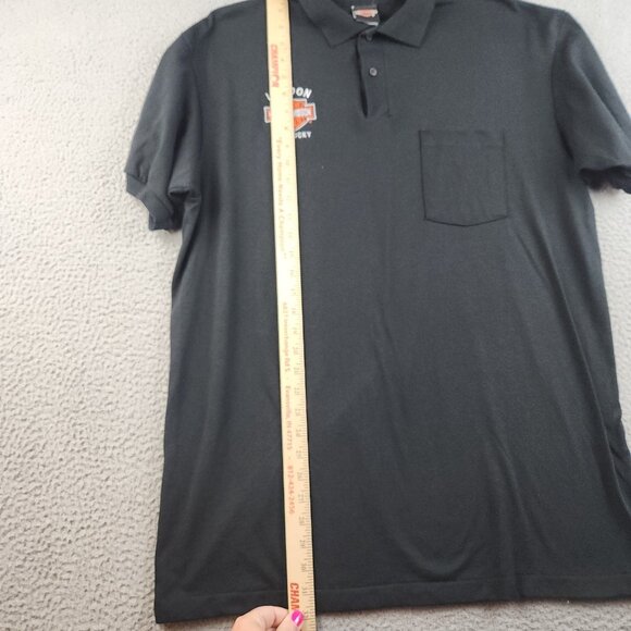 VTG Harley Davidson Polo Shirt Men's Extra Large Anvil Kentucky Bar & Shield USA - Picture 4 of 15